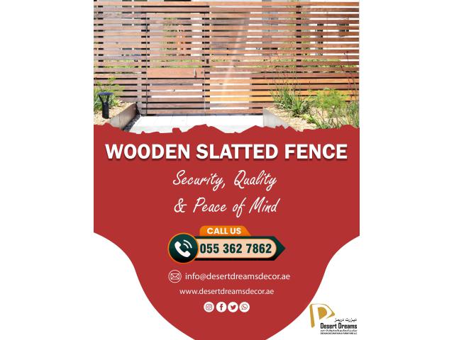 Natural Wood Fencing Dubai | Wooden Fence Contractor in Uae.