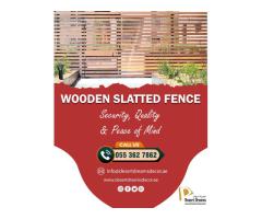 Natural Wood Fencing Dubai | Wooden Fence Contractor in Uae.