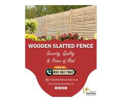 Natural Wood Fencing Dubai | Wooden Fence Contractor in Uae.