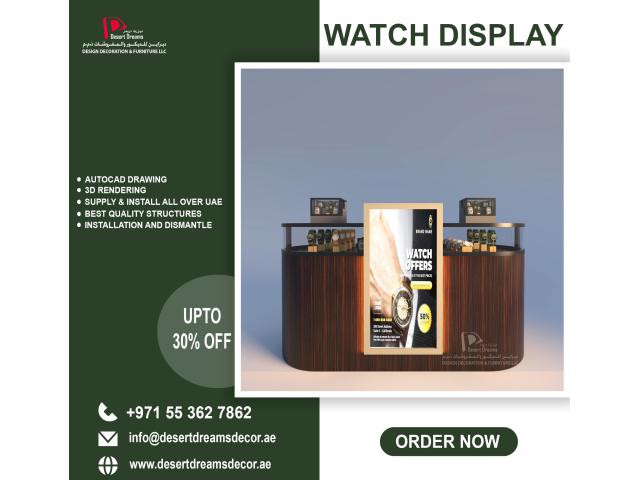 Perfume and Watch Kiosk | Luxury Kiosk | 3D Kiosk Design Service in Uae.