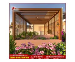 Timber Pergola Suppliers in Dubai | Wooden Pergola Company in Uae.