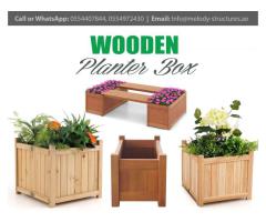 Buy Wooden Planter Box in in UAE From Melody Structures