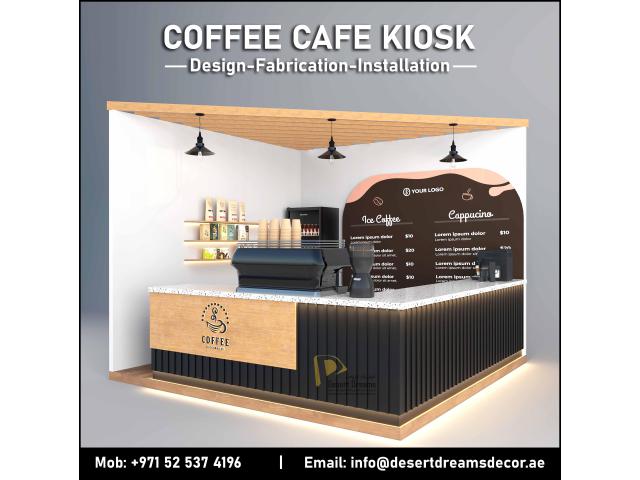 Perfume Kiosk Manufacturer in Uae | Coffee and Food Kiosk | Creative Kiosk Design.