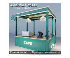 Perfume Kiosk Manufacturer in Uae | Coffee and Food Kiosk | Creative Kiosk Design.