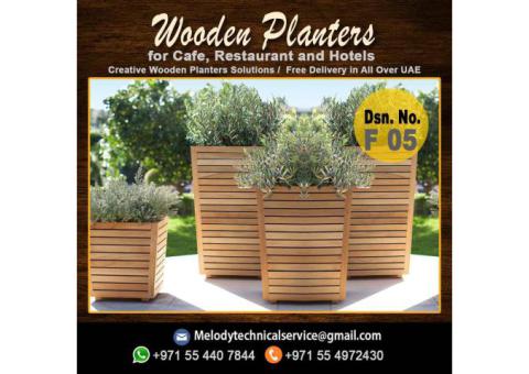 Wooden Planter box Supply and manufacturer in Dubai