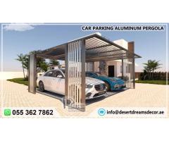 Car Parking Wooden Shades Uae | Car Parking Aluminum Shades in Uae.