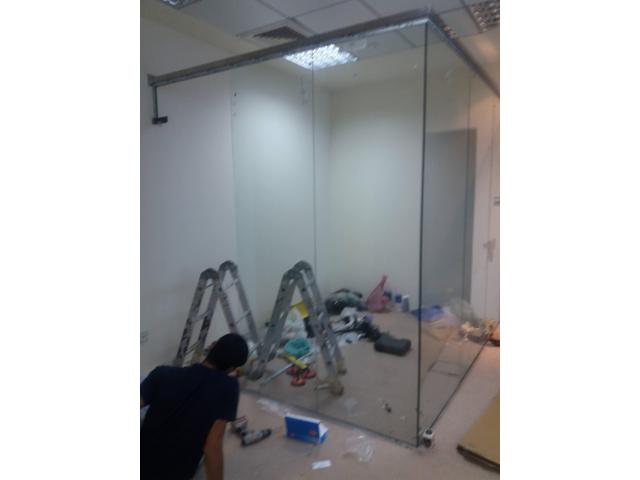 Glass Partition, Shower Partition Sand Blasting,Bath Mirror 052-5569978