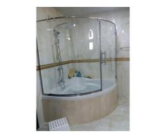 BROKEN GLASS REPLACEMENT, SHOWER GLASS PARTITION 052-5868078