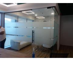 GYM MIRROR, SHOWER GLASS, GLASS PARTITION, ALUMINIUM WORKS 052-5569978