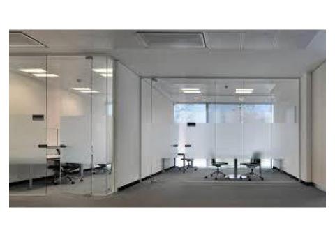 DEMOLITION GLASS PARTITION/ GYPSUM PARTITION FIT OUT 052-1190882