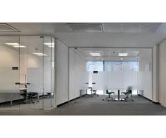 DEMOLITION GLASS PARTITION/ GYPSUM PARTITION FIT OUT 052-1190882