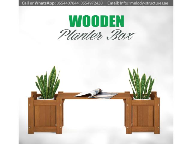 Wooden Planter Box in UAE | Custom Made Planter Box Manufacturer