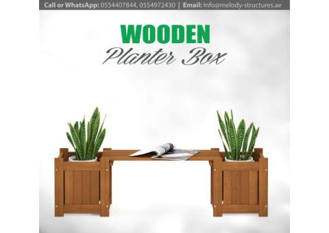 Wooden Planter Box in UAE | Custom Made Planter Box Manufacturer