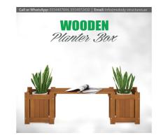 Wooden Planter Box in UAE | Custom Made Planter Box Manufacturer