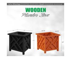 Wooden Planter Box in UAE | Custom Made Planter Box Manufacturer