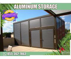 Aluminum Slatted Fences Dubai | Aluminum Storage Solution in Uae.