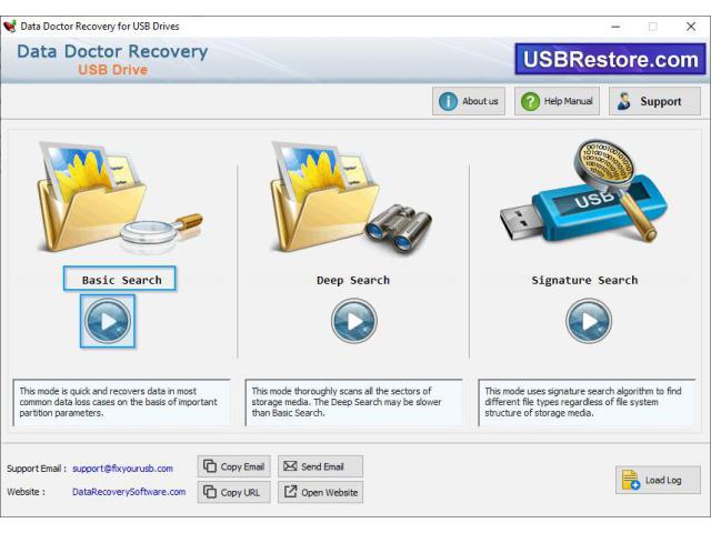 USB Data Restoration Software