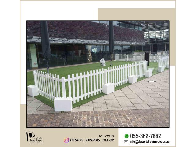 Outdoor Wooden Fencing Abu Dhabi | Kids Privacy Fences | Natural Wood Fences Uae.