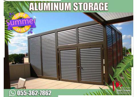 Aluminum Privacy Fence Dubai | Water Tank Privacy Panels | Storage Solution.