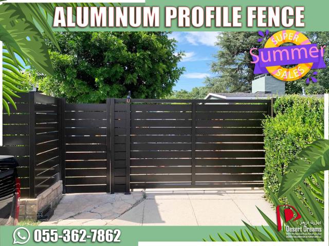 Aluminum Privacy Fence Dubai | Water Tank Privacy Panels | Storage Solution.