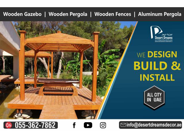 Teak Wood Gazebo Dubai | Wooden Gazebo Manufacturer in Dubai | Hardwood Gazebo.