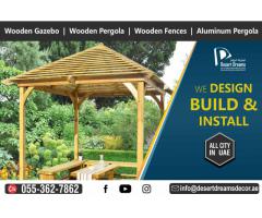 Teak Wood Gazebo Dubai | Wooden Gazebo Manufacturer in Dubai | Hardwood Gazebo.