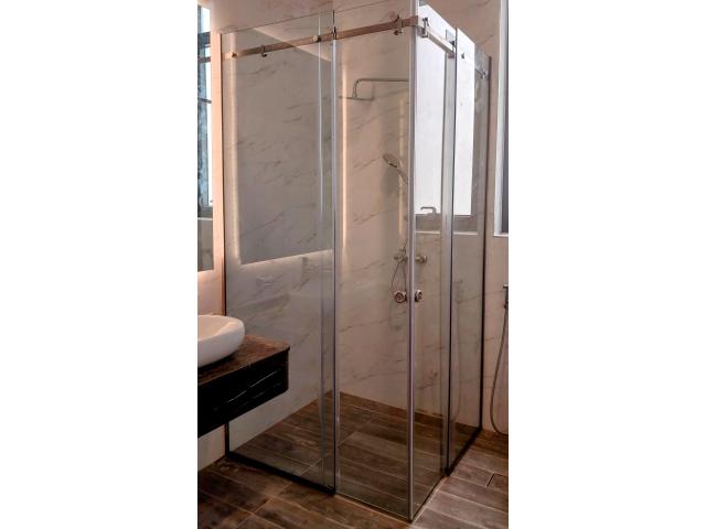 GYM MIRROR, SHOWER GLASS, GLASS PARTITION, ALUMINIUM WORKS 052-5569978