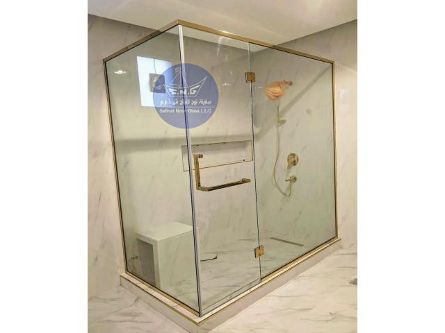 GYM MIRROR, SHOWER GLASS, GLASS PARTITION, ALUMINIUM WORKS 052-5569978