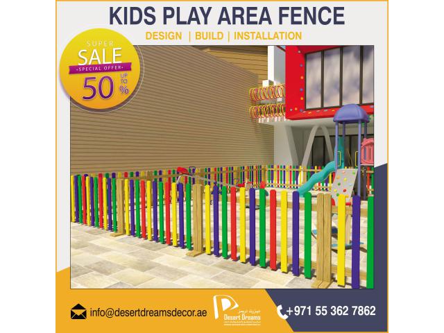 Solid Wood Fences Dubai | Free Standing Wooden Fences Suppliers in Uae.