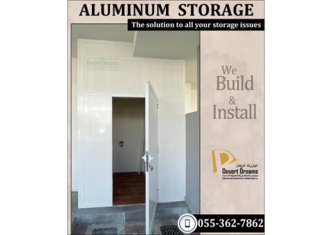 Aluminum Storage Room Fabrication in Uae | Aluminum Slatted Fences in Uae.