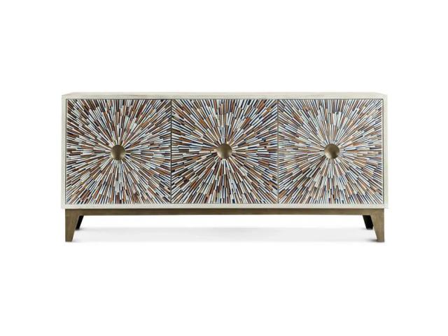 Empowered Living Liberty Mosaic Bone Inlay Sideboard