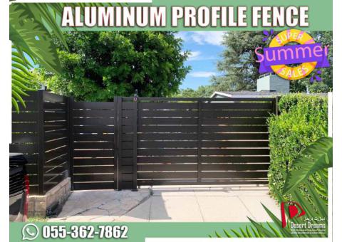 Aluminum Privacy Fence Panels in Dubai | Aluminum Slatted Fences in Uae.