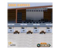 Foldable Kiosk Service in Uae | Events Kiosk | Coffee Kiosk Design.