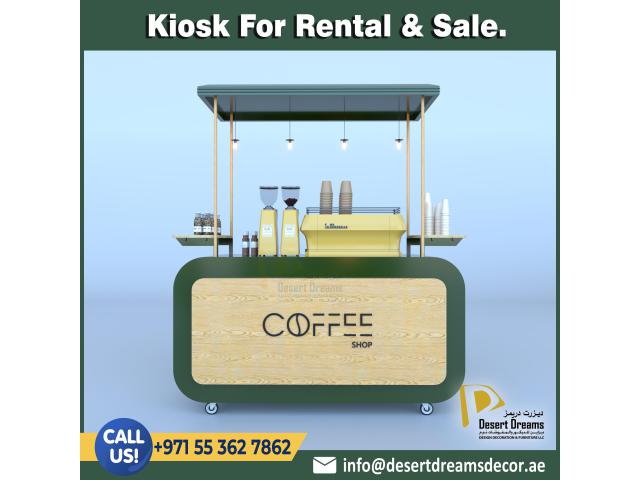 Foldable Kiosk Service in Uae | Events Kiosk | Coffee Kiosk Design.