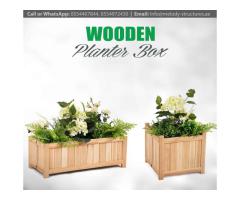 Custom Made Wooden Planter Box for Garden And Balcony