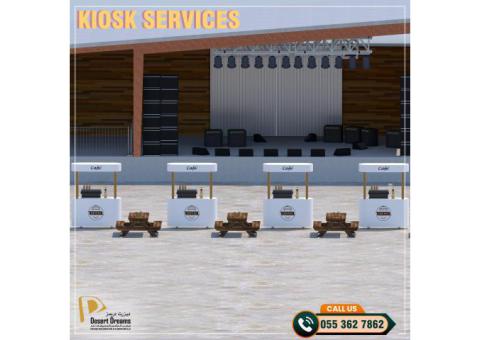 Food and Coffee Kiosk in Uae | Rental Kiosk | Foldable Kiosk Uae.