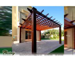 Wooden Pergola Manufacturer in UAE | Pergola For Garden And Balcony