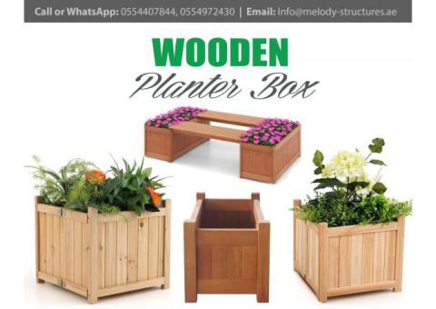 Wooden Planter Box in UAE | Planter Box Suppliers