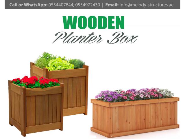 Wooden Planter Box in UAE | Planter Box Suppliers