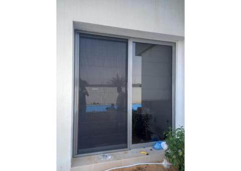 MOSQUETO Mesh/ Fly Screen net Rolling Pleated Windows Installation Maintenance Services