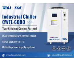 Dual Refrigeration Circuit Chiller for 6KW Fiber Laser