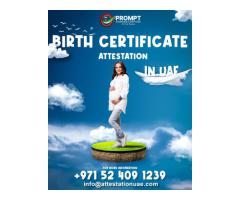 Birth Certificate Attestation in Dubai