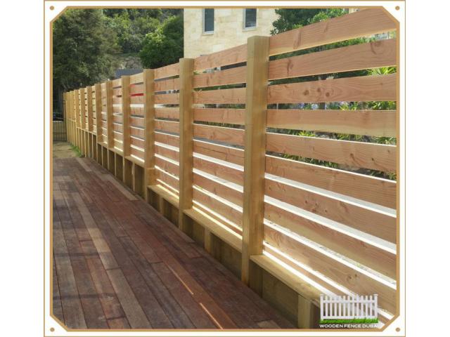 Professional Wooden Fence Supply & Installation in UAE