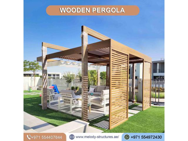 Wooden Pergola Manufacturer in Dubai, Abu Dhabi, Sharjah