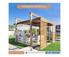 Wooden Pergola Manufacturer in Dubai, Abu Dhabi, Sharjah