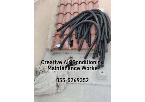 ac duct cleaning, ac aluminium duct cladding, ac contractor company dubai sharjah ajman