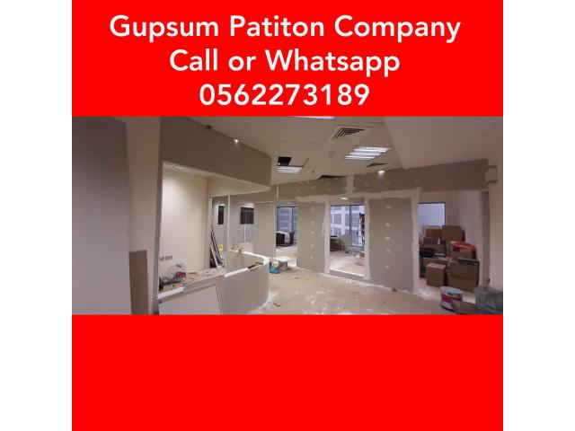 Gypsum parititon in Ajman Dubai sharjah