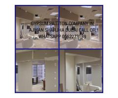 Gypsum parititon in Ajman Dubai sharjah