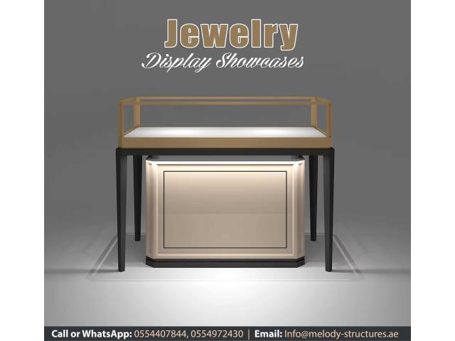 High Quality Jewelry Showcase for Event and Exhibition | Rental Showcases in UAE