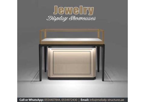 High Quality Jewelry Showcase for Event and Exhibition | Rental Showcases in UAE